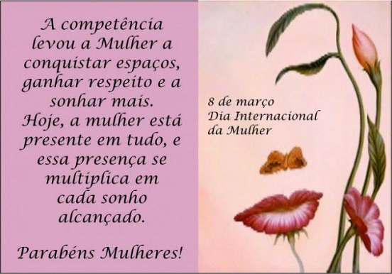 08 de março – Dia Internacional da Mulher