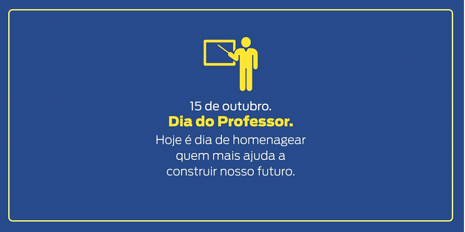 15 de outubro – Dia do Professor