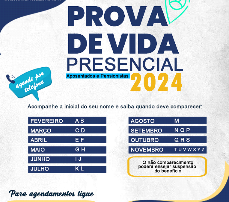 Prova de Vida 2024 – Confira aqui