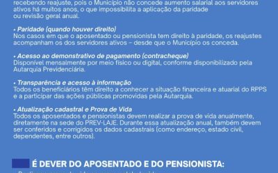 Direitos e deveres dos aposentados e pensionistas